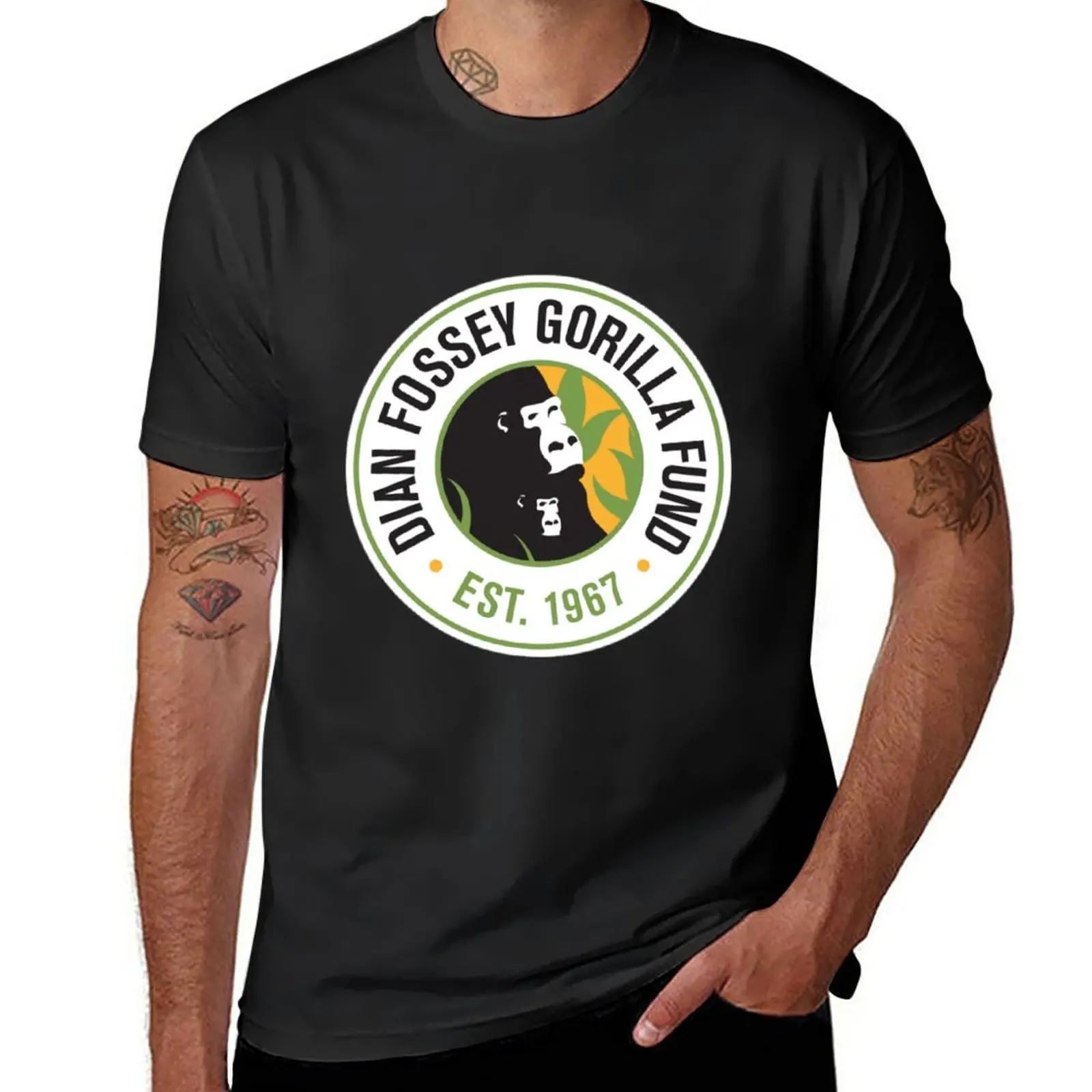 New dian fossey gorilla fund T-Shirt Short t-shirt T-shirt for a boy boys t shirts mens t shirts