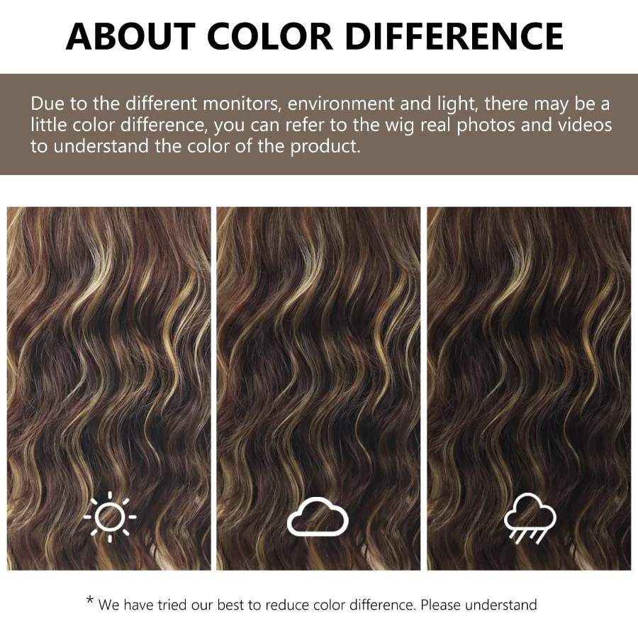 Pelucas marrones de longitud media para mujeres blancas con peluca rubia mixta marrón rizada corta con flequillo pelo sintético ondulado en capas bo