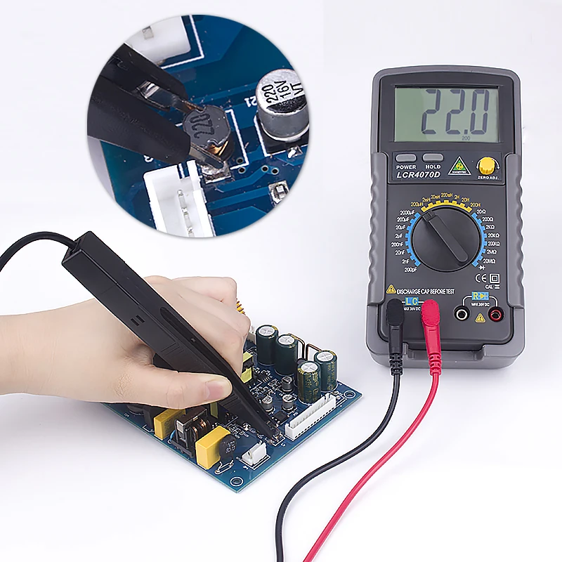 LCR4070D Professional LCR Digital Bridge Resistance Meter Capacitance Tester Inductance Multimeter