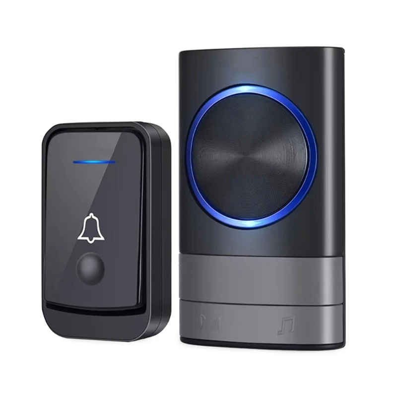 

Wireless Doorbell Waterproof Door Bells 4 Level Volume Battery Operated Doorbell