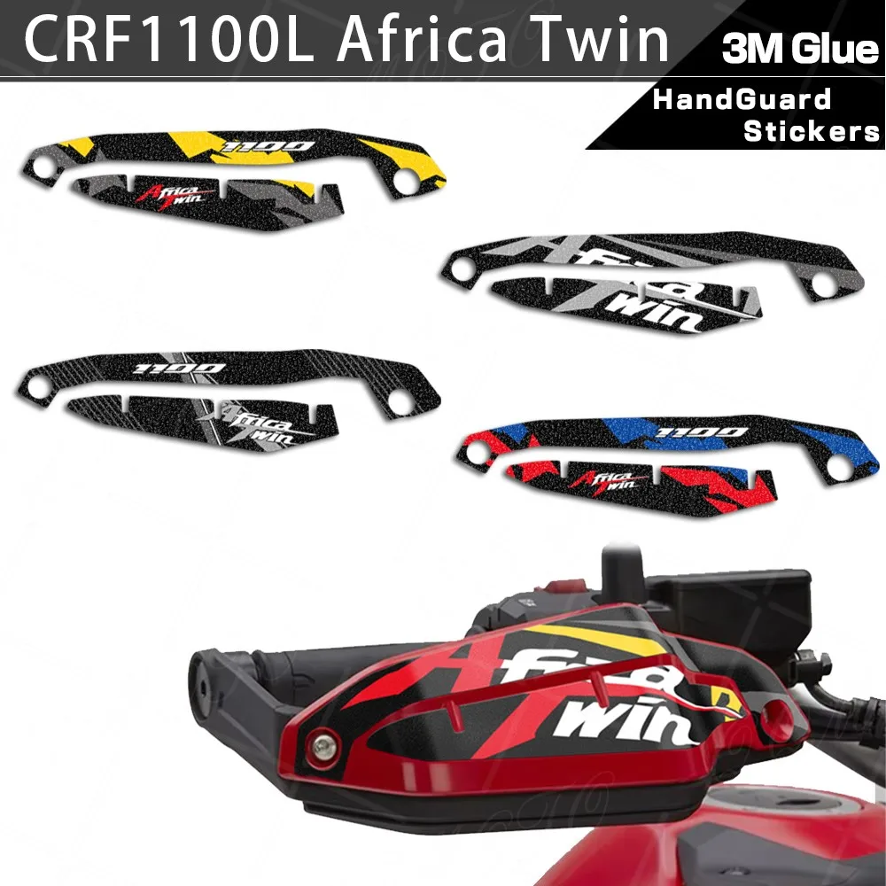 For CRF1100L Africa Twin CRF 1100L CRF 1100 L Adventure Sport Motocross Hand Guard Sticker Deflectors Frosted Protect Decals