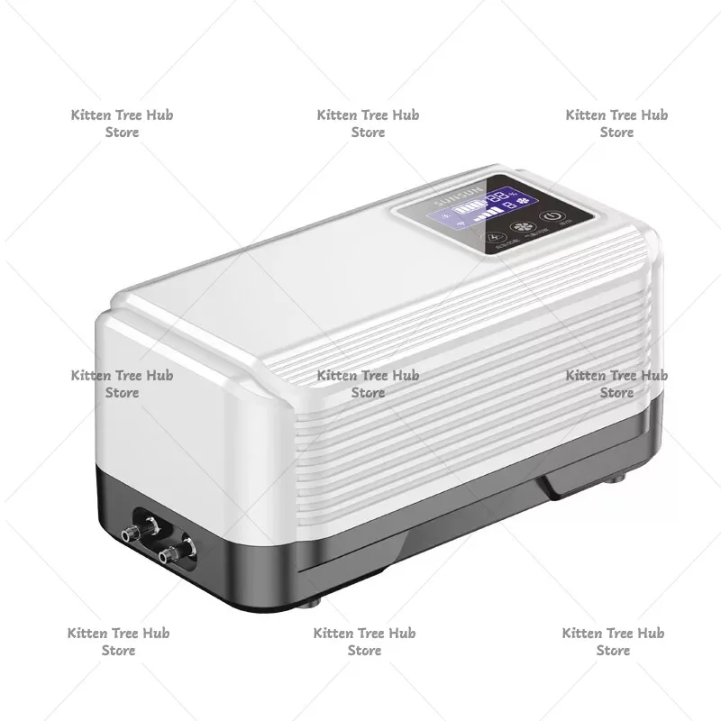 AC DC Aquarium Oxygen Pump, Portable Silent Fish Tank Air Pump Oxygenation Tool For Household Fish Farming