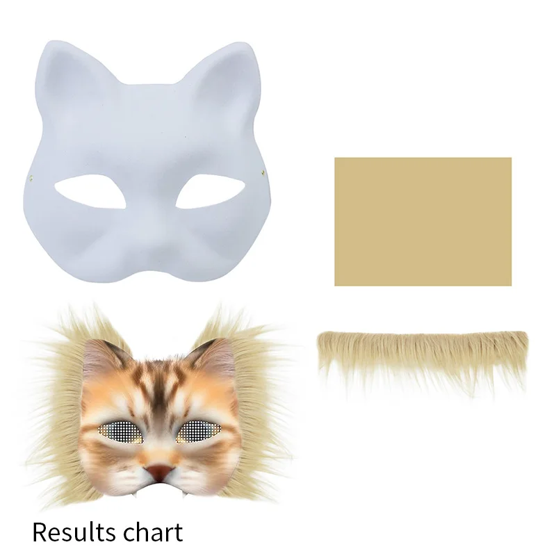 Masque De Chat Kit Masque Therian Renard DIY - Avec Fourrure, Mesh Yeux, étoiles Et Feutre, Pour Cosplay. Masque Bumblebee Masque De Chat Kit Masque Therian Renard DIY - Avec Fourrure, Mesh Yeux, étoiles Et Feutre, Pour Cosplay. Masque Bumblebee