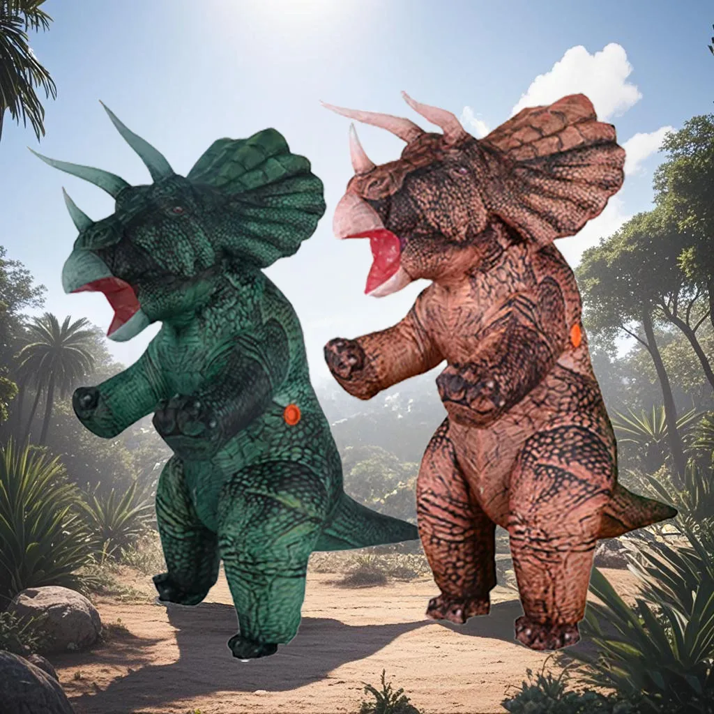 T REX  Dinosaur Series Alien Rabbit Inflatable Clothing Mascot Anime Character Cosplay Adult Cartoon Funny Set