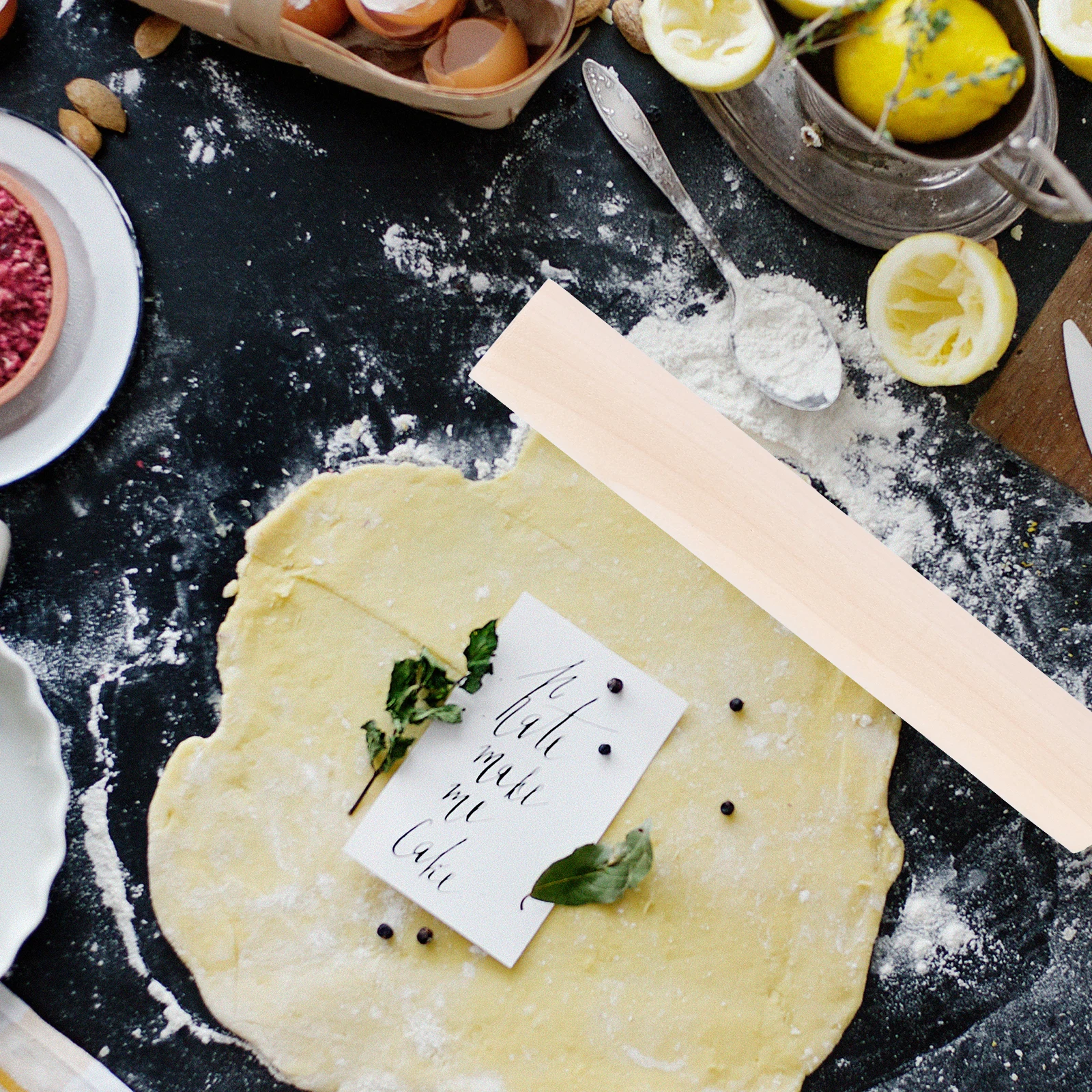 

Rolling Pin Natural Lotus Wood Dumpling Skin Maker Smooth For Dough Noodles Bread Ganmian Stick Roll Tapered Wood Roller
