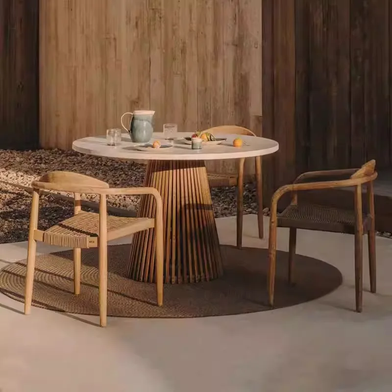 

Двор Открытый Сад Диваны Комбинация Скандинавская Спинка Ресторан Садовые Диваны Современная Деревянная Мебель Садовый Диван MHSF