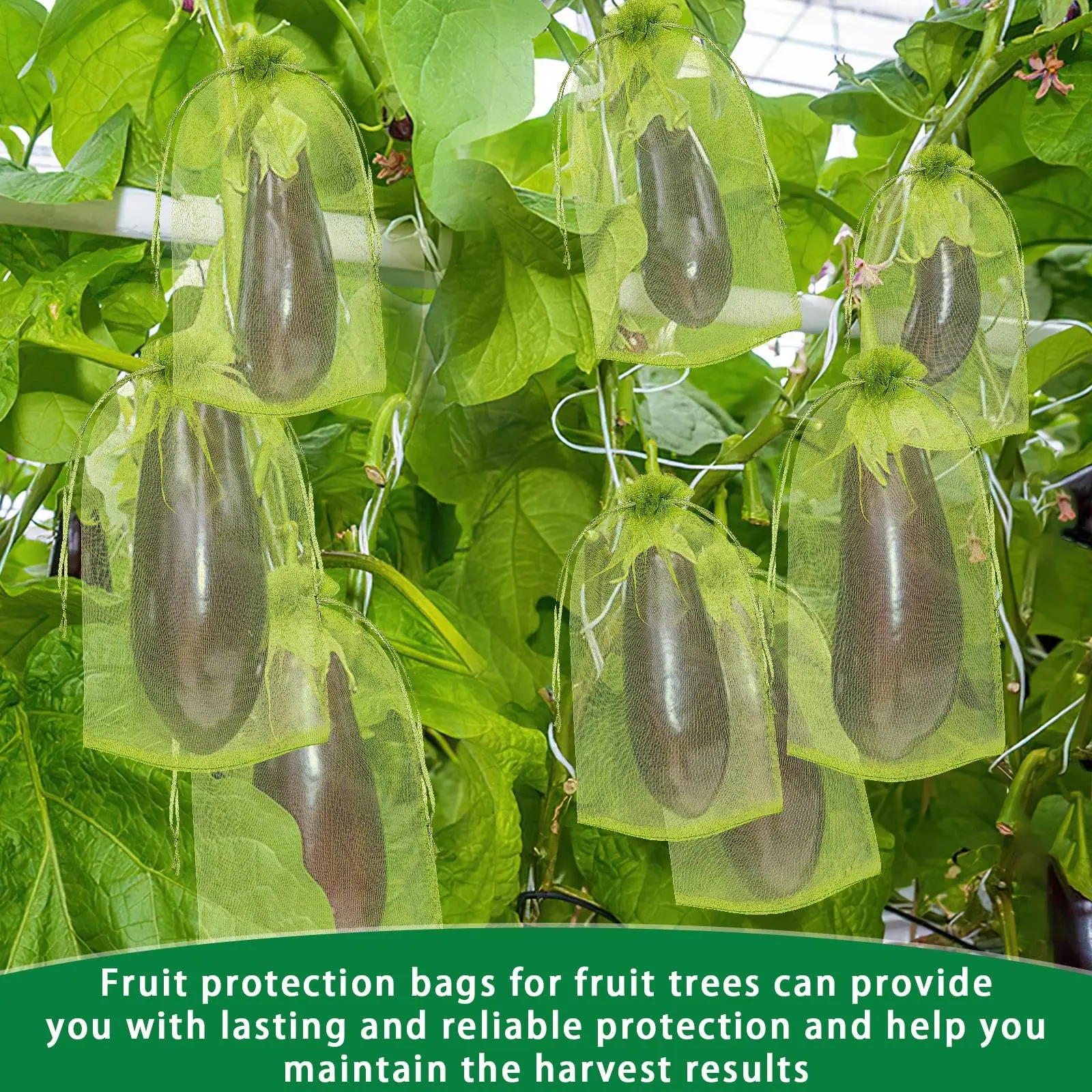 Effective Anti-Bird Netting Fruit Protection Bags Plant Grow Cover Strawberry Grape Vegetable Pest Control Garden Tool Outdoor view 6