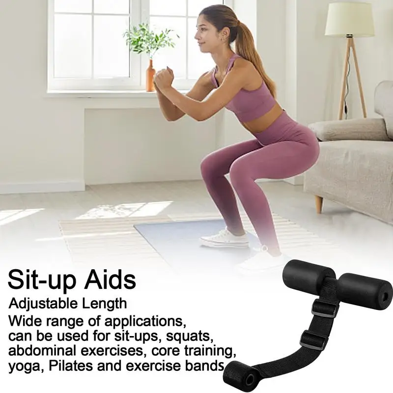 Portable Sit-up Aids Body Stretching Accessories Health Abdominal Device For Men & Women Sit Up Bar For Home Work Or Travel