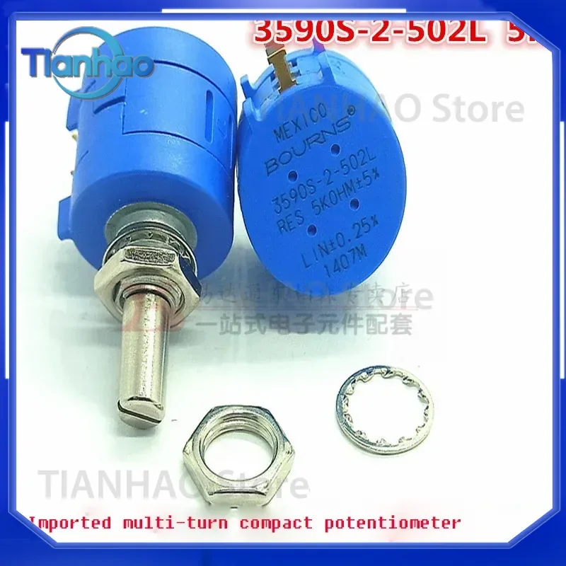 for 3590S-2-502L 5K 2W Imported Original Precision Multi-Turn Potentiometer Adjustable Device