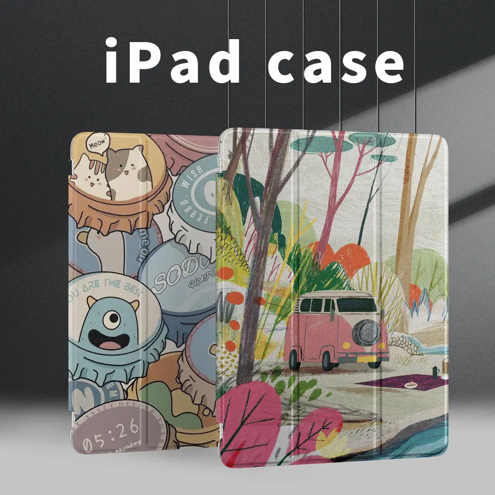 Ipad case Air 5 4th 6th 10.9 For Funda ipad 9th 10th 7th 8th Generation Mini 6 2024 10.2 9.7 8.3in 2018 Cover  2022Pro 11 Case