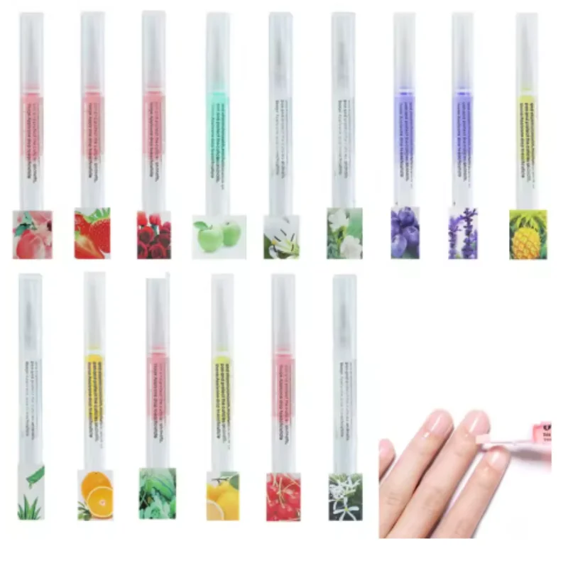 15Smells Nail Nutrition Oil Pen Nail Cuticle Revitalizer Oil Prevent Agnail Nail Polish Nourish Skin Beauty Health