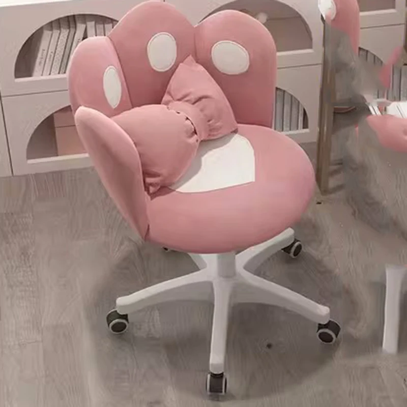 

Comfortable Pink Office Chairs Gaming Living Room Mobiles Study Office Chairs Floor Cute Silla De Gamer Bedroom Furniture