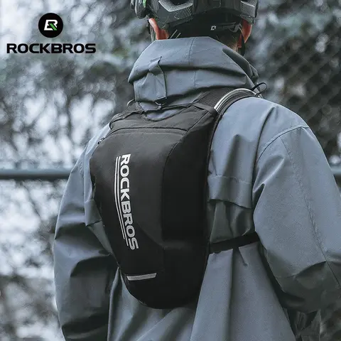 ROCKBROS 경량 사이클링 배낭, 야외 스포츠 트레일 러닝 수분 공급 조끼 팩, 배낭 자전거 가방, 워터 백 블래더 포함