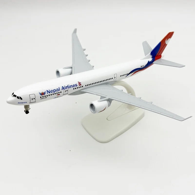 

20cm Living Room Decoration A330 Air Nepal Airlines Metal Scale Aircraft Model Airplanes Models With Landgear Giving Gifts