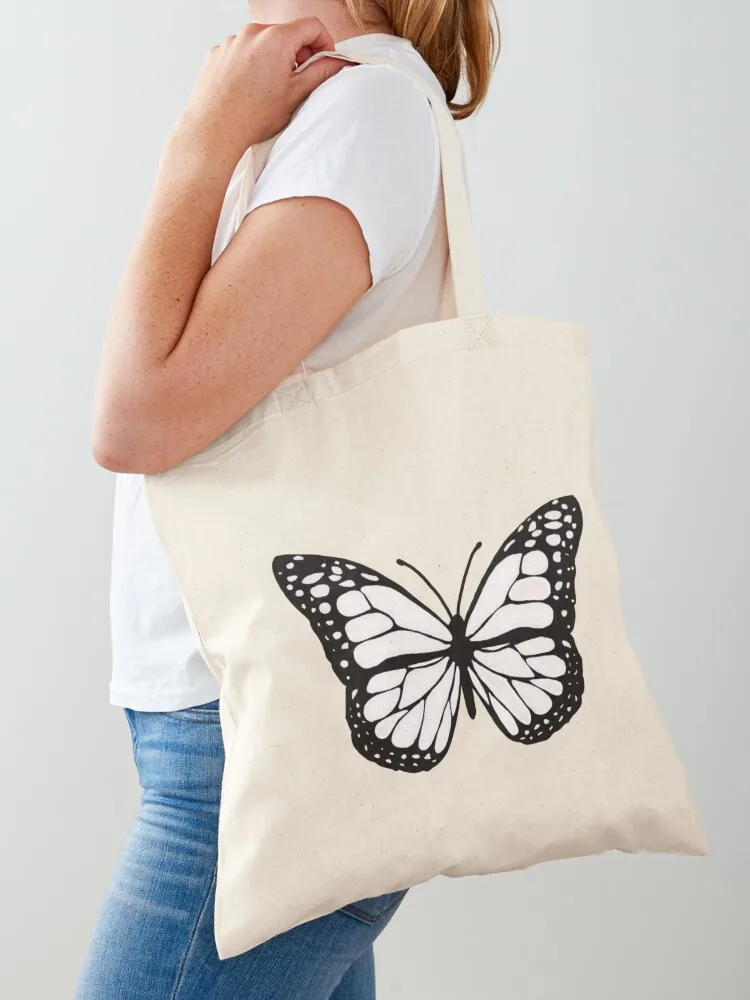 

white butterfly Tote Bag Beach bag ecological bags Canvas stote bag