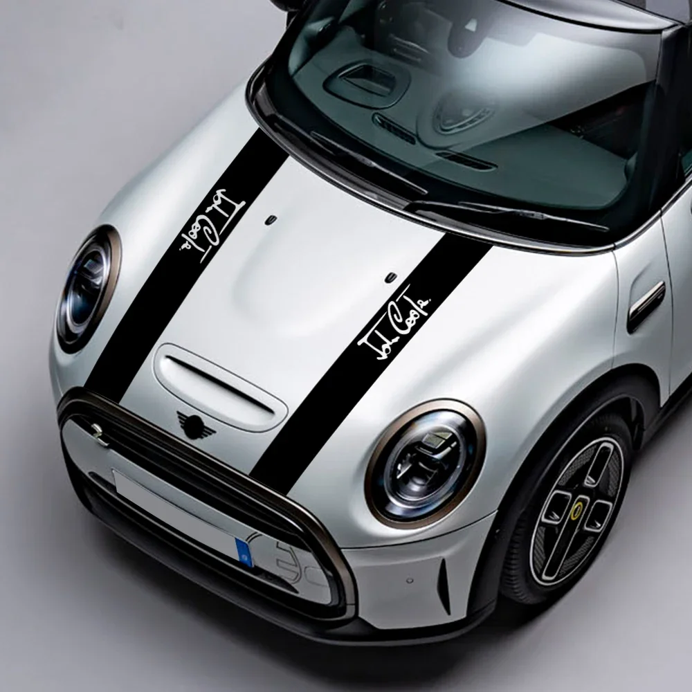 Car Hood Bonnet Sticker Vinyl Decor Decal Auto Tuning Accessories for MINI John Cooper S R55 R56 R60 F55 F56 F60 F54 R61 R53 R57