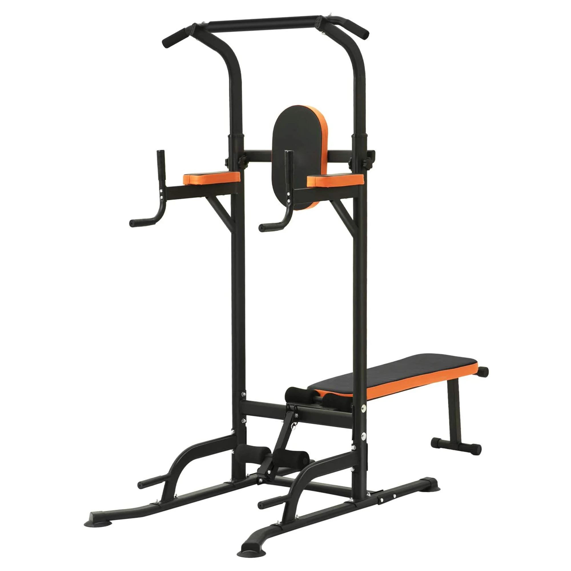 td-Power Tower Heavy Duty Metal Adjustable Height Upper Body Equipment for Home Gym Tricep Dips Pull-Ups Push-Ups L-Sits*