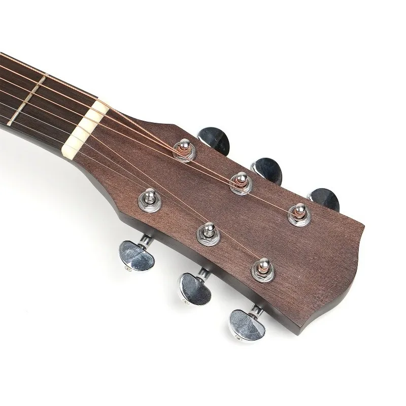Wholesale 41 Inch Black Matte Acoustic Guitar Wood Stringed Musical Instrument With Accessories