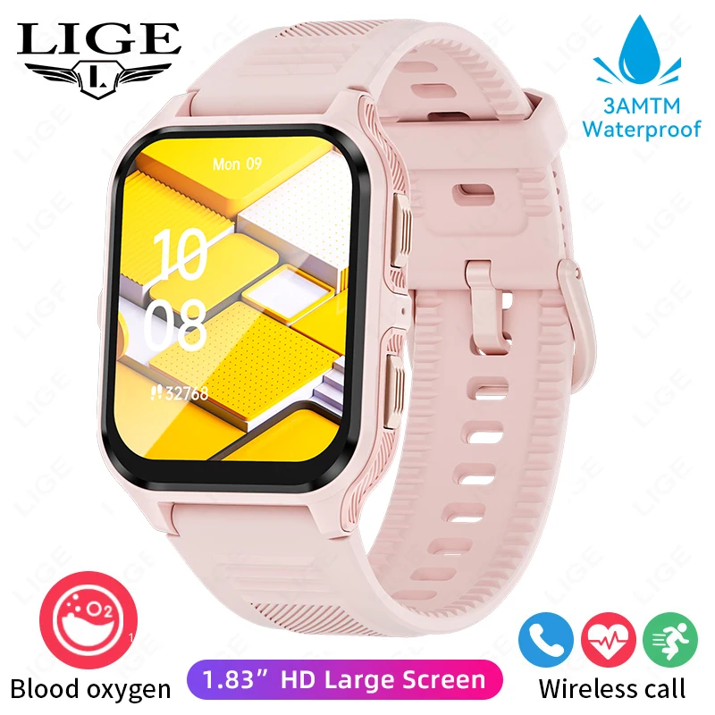LIGE Smart Watch with 1.83-Inch Display