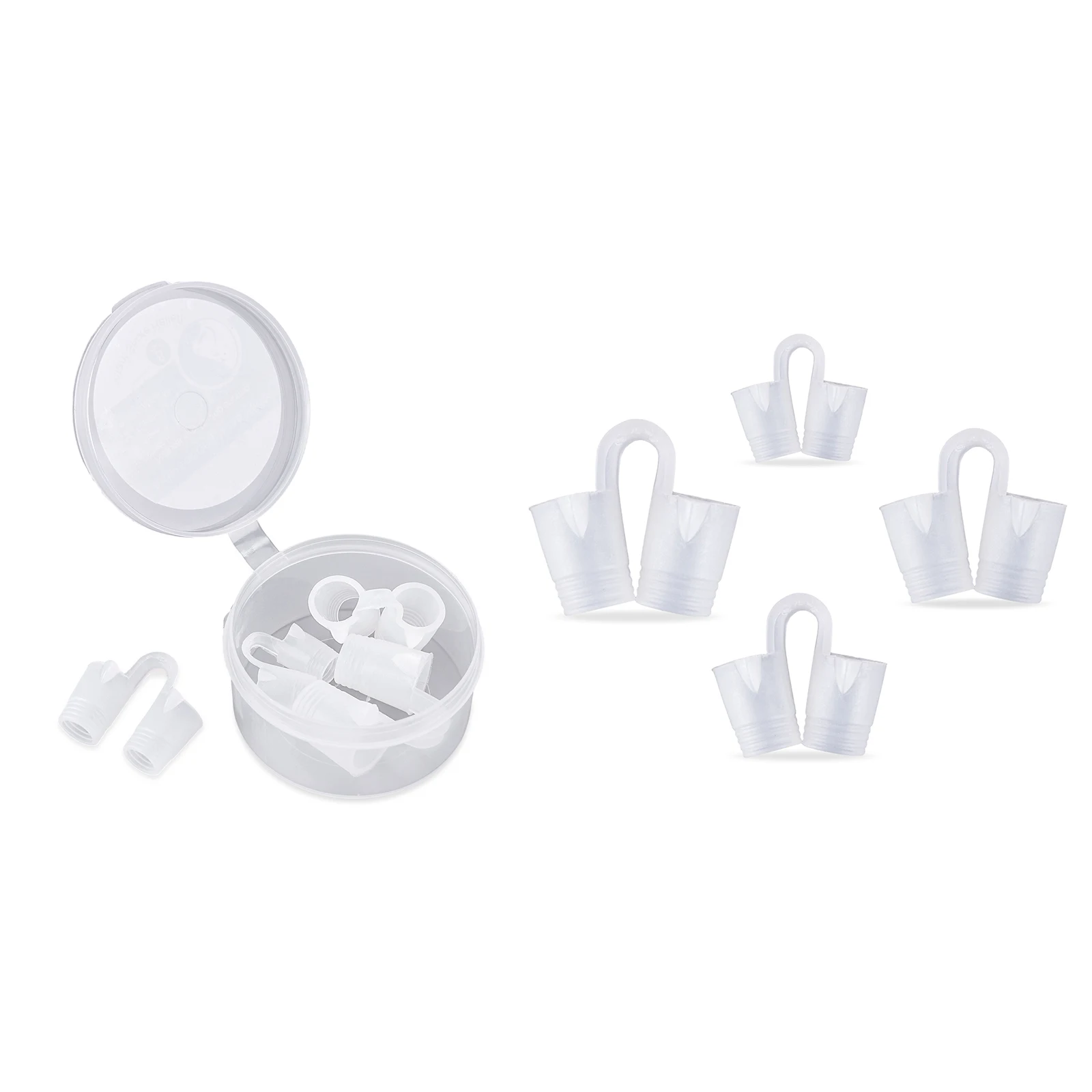 Dispositivo para ronquidos reutilizable, ventilación de silicona suave, antironquidos, fácil ayuda para dormir, dispositivo dilatador Nasal para ronquidos nasales, 4 Uds.