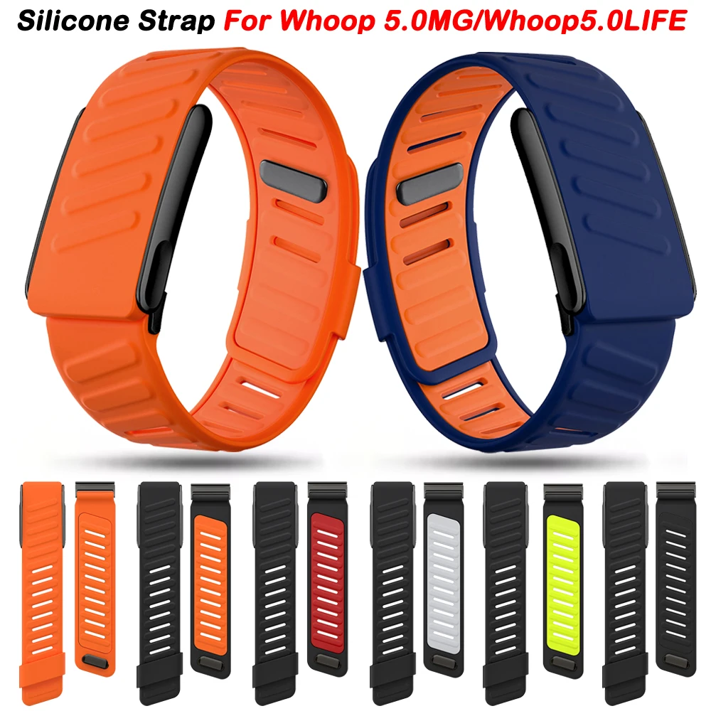 Schweißfester Silikonriemen für Whoop 5.0 MG Armband für Whoop 5.0Life Uhrenarmband für Whoop 5 MG Sportarmband Zubehör