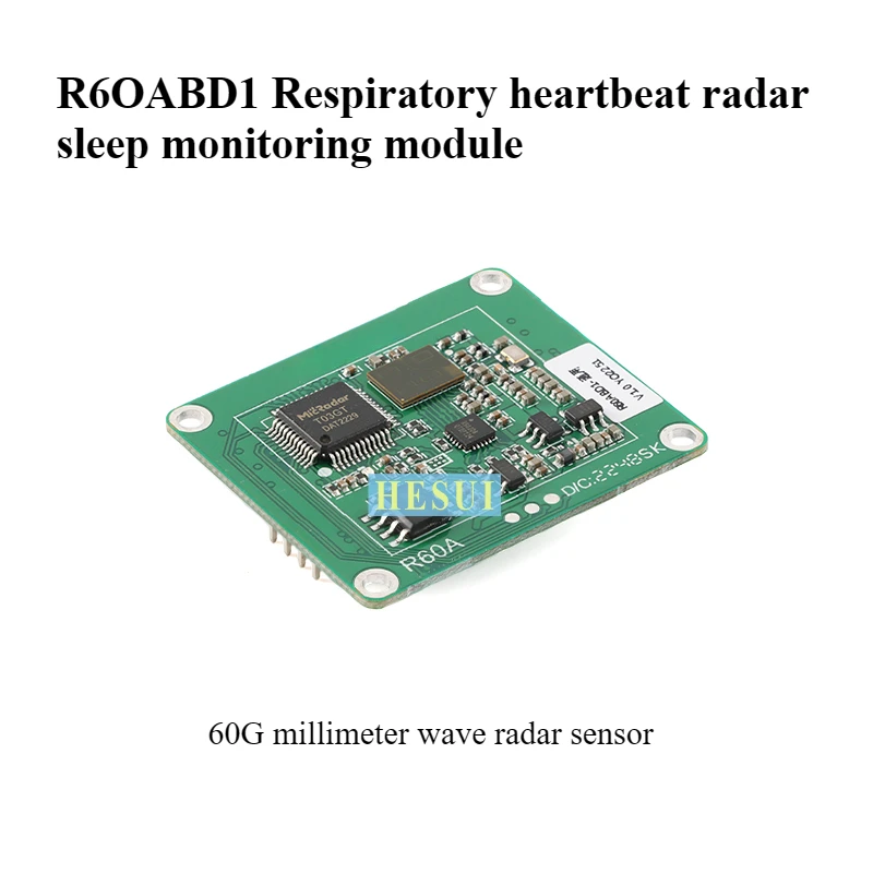 Original R60ABD1 60G millimeter wave radar breathing heartbeat radar sleep monitoring module