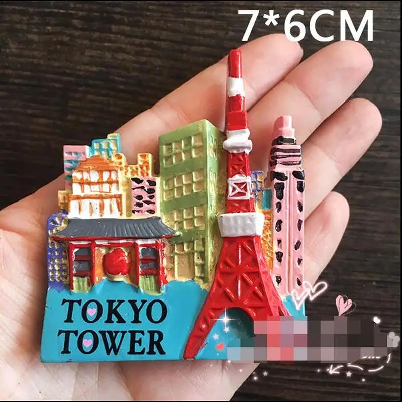 Jepang Austria Republik Ceko Rusia Turki Australia Magnet Kulkas 3D Magnet Kulkas Stiker Perjalanan Souvenir Dekorasi Dapur