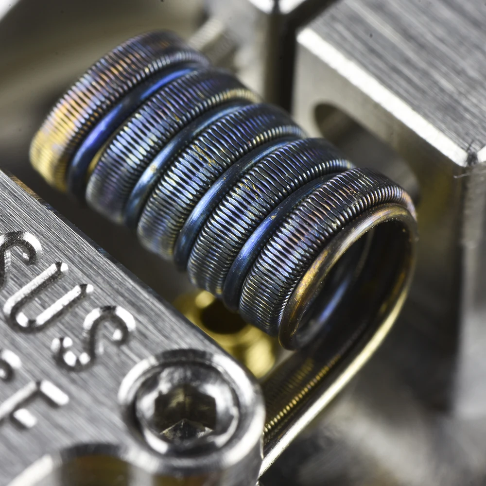 2Type 10pcs Pro Coil Wire Premade Clapton Parallel 0.3ohm Interlock Clapton for RDA Rebuildable Heating