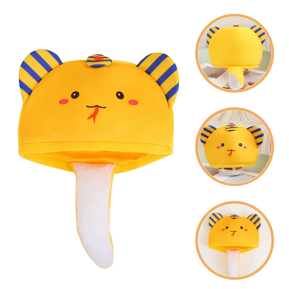

1pc Snake Headgear Hat Chinese New Year Party Costume Animal Mascot Cosplay Accessory For Kids Adults Stage Performance Novelty