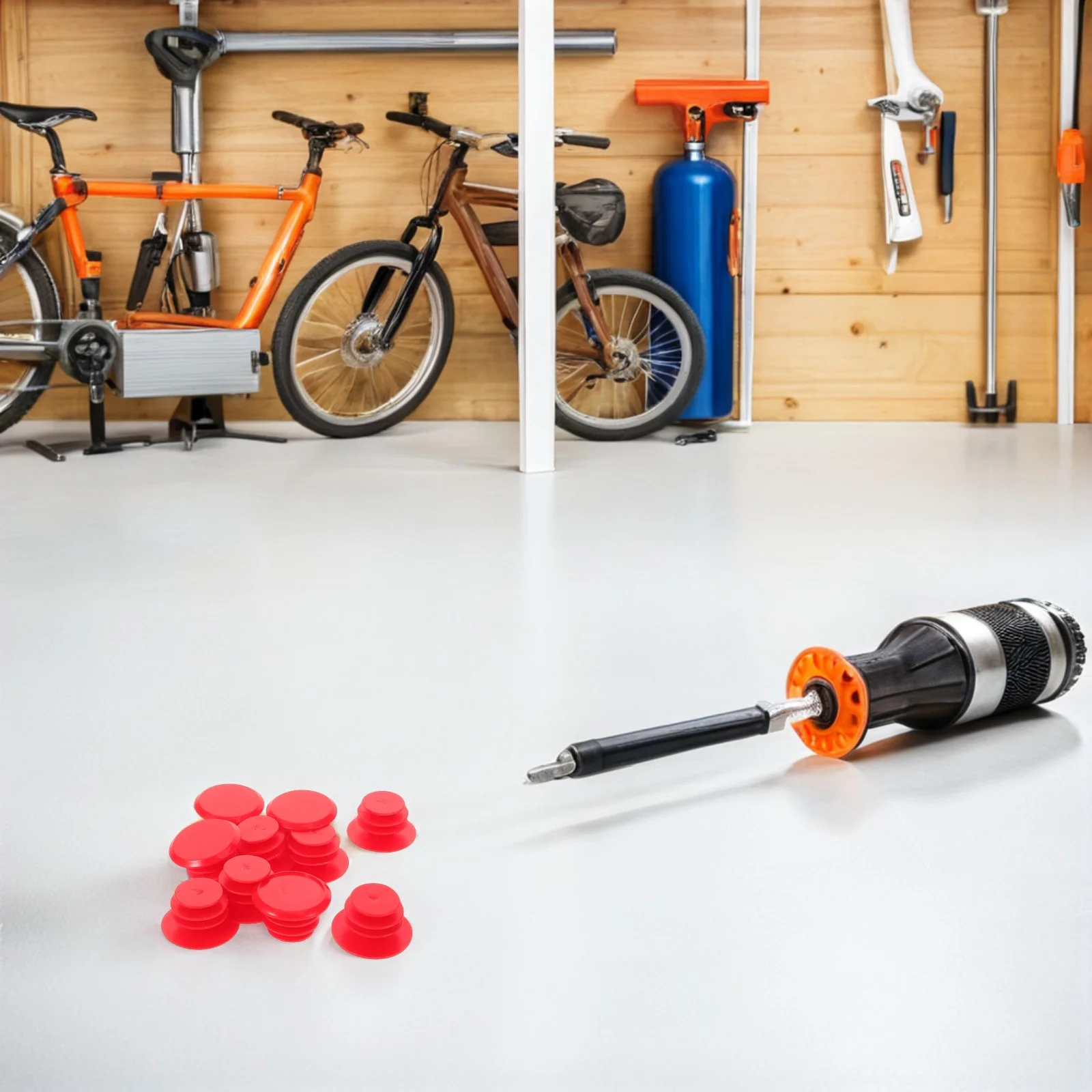 

40Pcs Bike Handlebar Plugs Shock Absorption Textured Grip for Cycling Safety Comfort End Plugs Bike Handle Grip Rubber