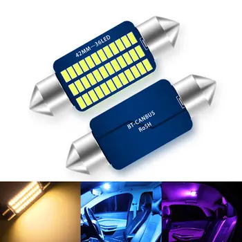 31mm 36mm 39mm 41mm LED車內燈 閱讀燈 車頂燈 圓頂燈 LED牌照燈 冰藍 粉紅色 暖白 10 最佳銷售 藍色LED燈 - №8