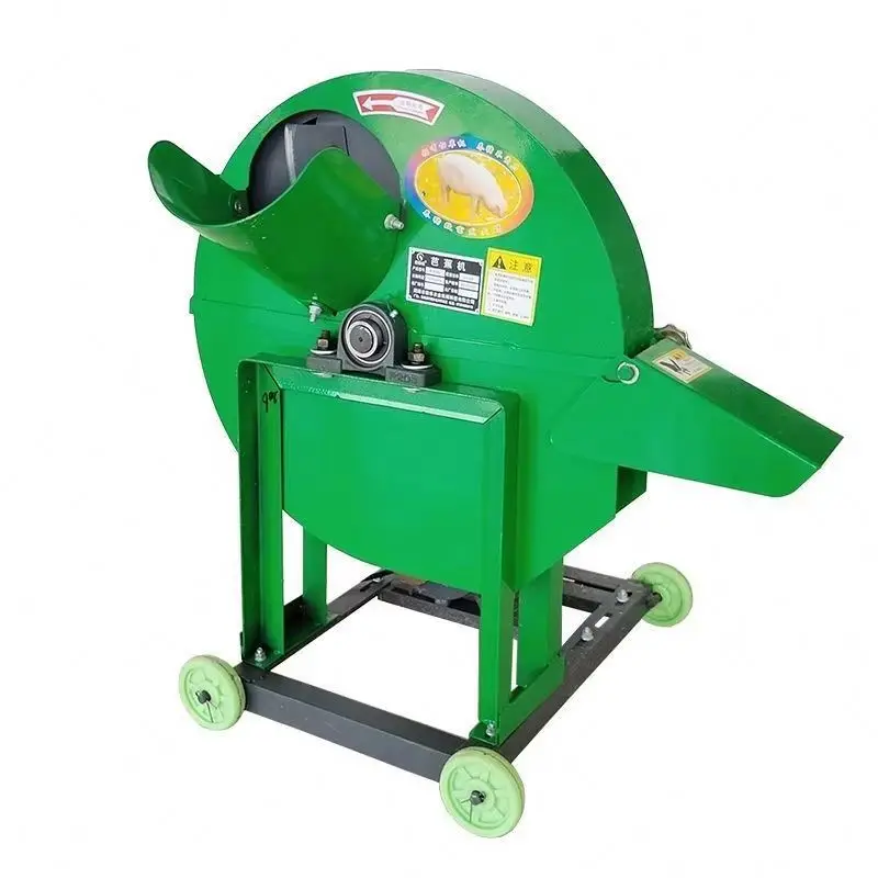 Banana Tree Shredder Crusher Livestock Straw Shredder Machine Motor High Productivity 800/h Capacity Animal Feeding Silage