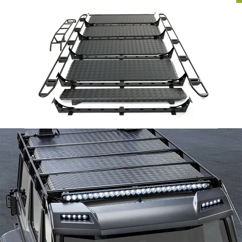 G Class W463 roof luggage rack for G500 G63 G350 Roof Rack Rail Cross Bar Luggage Carrier with galvanize rust-proof rear ladder