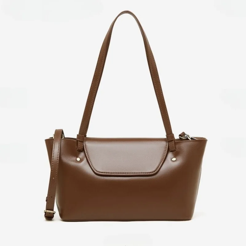 

Jonlily Women Genuine Leather Shoulder Bag Female Handbag Totes Casual Crossbody Bag High Capacity Commuter Bag Purse -KG2135