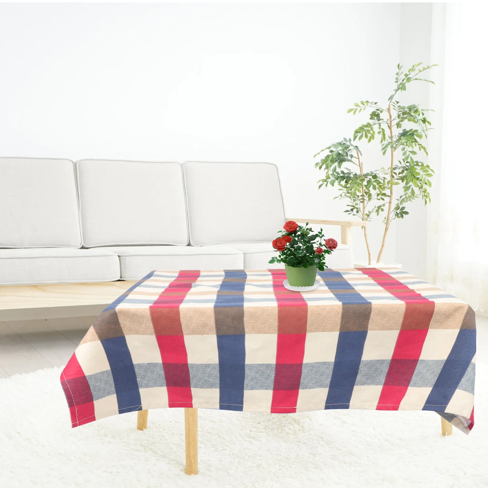 

Independence Day Table Runner Exquisite Workmanship Bright Color Festive Atmosphere Patriotic Tablecloth Party Supplies Home