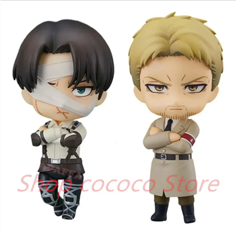 Attack on Titan Anime Figure Levi·Ackerman 2002 Rivaille 1893 Reiner Braun Action Toys Children Figure Collector Birthday Gifts