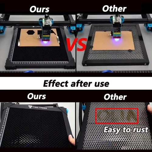 Imagen 2 del producto TWO TREES Mesa de grabado láser CNC, máquina de corte láser, mesa de trabajo de panal para máquina cortadora de Co2 TS2 TTS-55, piezas de equipo de búsqueda láser