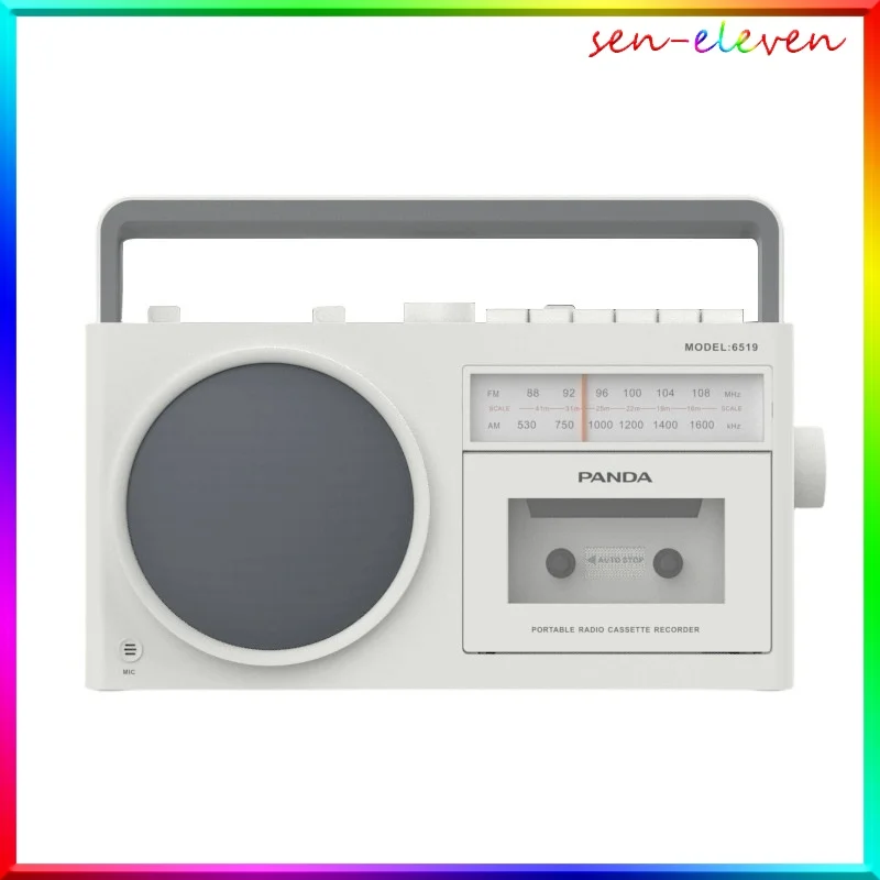 

PANDA 6519 New Retro Bluetooth Speaker, Tape Recorder, Radio, and Audio Integrated, Vintage and Nostalgic