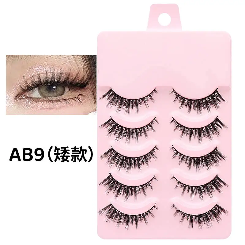 DINGSEN 5 Paar Wimpern, natürliche Augen, Wimpern für Make-up, weiche lange Wimpern, Streifen, falsche Wimpern, Beauty-Tools – Detail 27