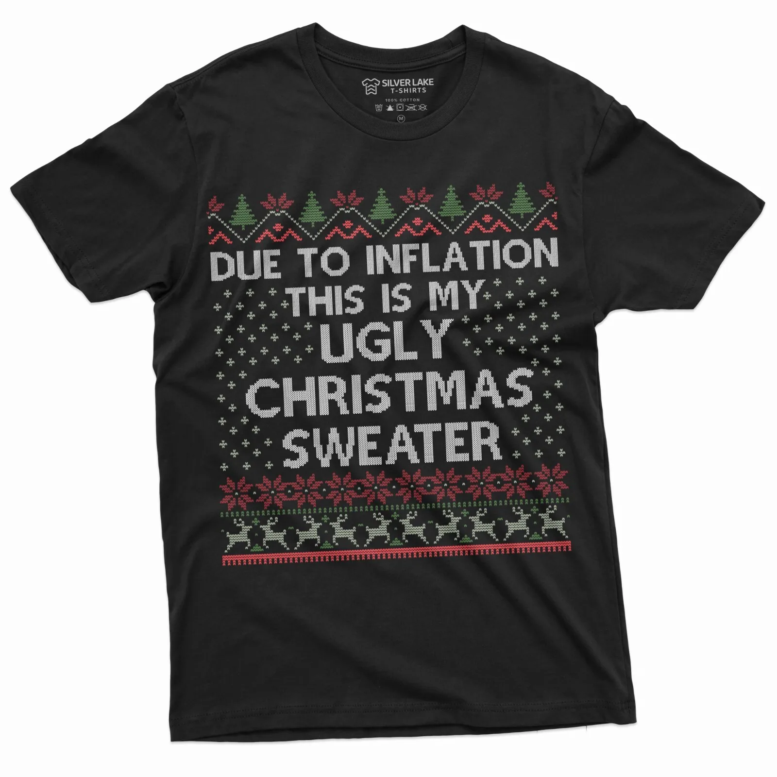 Pull de noël à gonflage drôle, T-shirt, pull laid, chemise de fête, mauvaise économie
