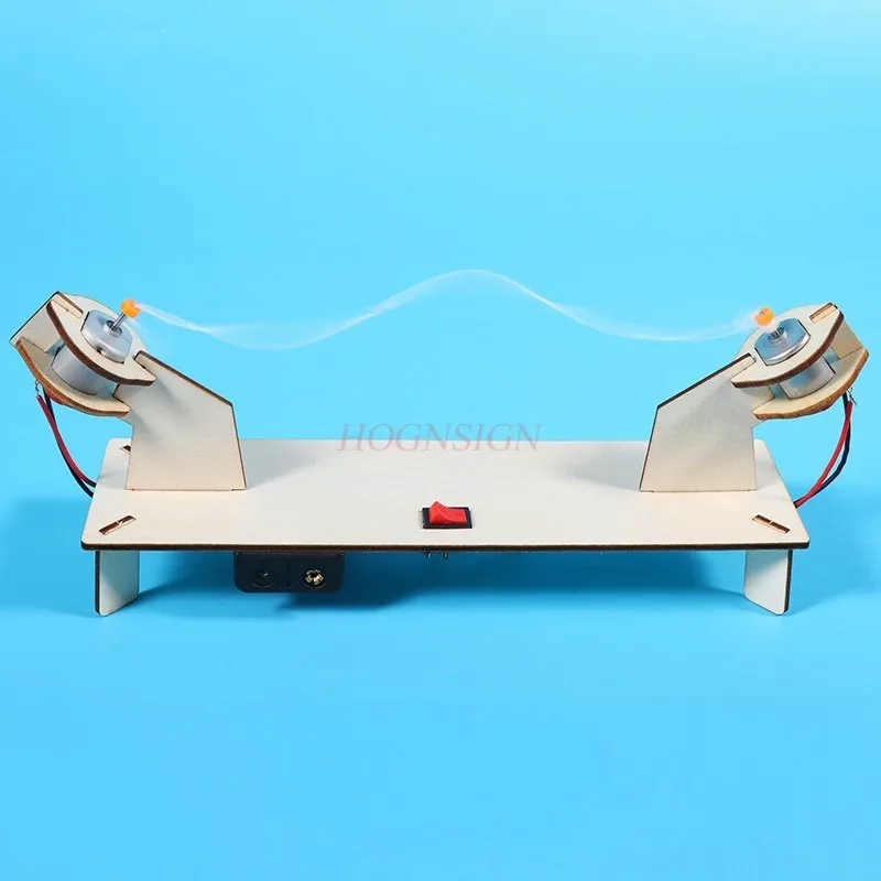 1set Technology small production standing wave experiment children's handmade assembly toy experimental material package
