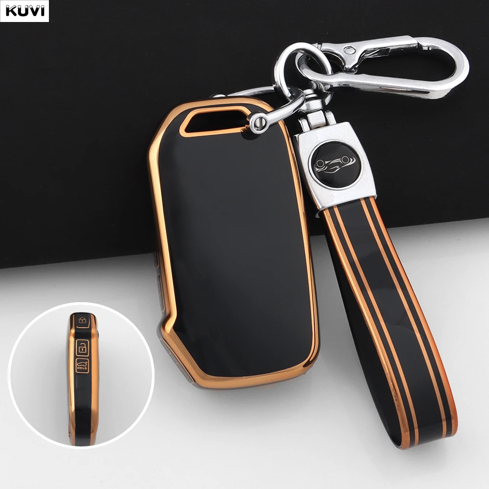 NEUE TPU Auto Smart Key Fall Abdeckung Für KIA Sportage R GT Stinger Sorento Ceed Cerato Forte Niro Soul Telluride Schutz Keyless
