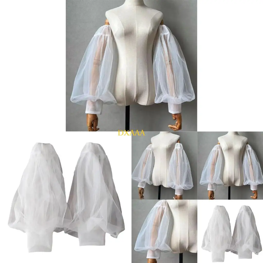 Mangas noiva DXAA Bishop Tampa braço renda elegante para vestidos noiva com punhos elásticos ajustáveis