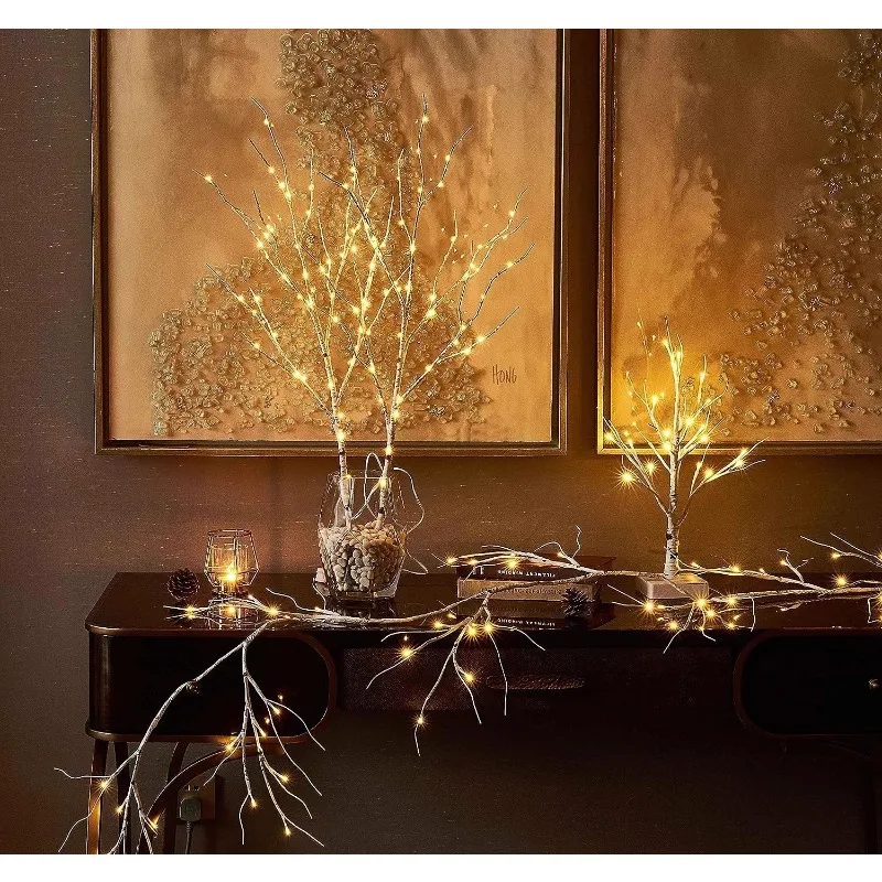 Simulation LED branch lights, home decoration creative luminous tree, indoor activity scene atmosphere luminous tree