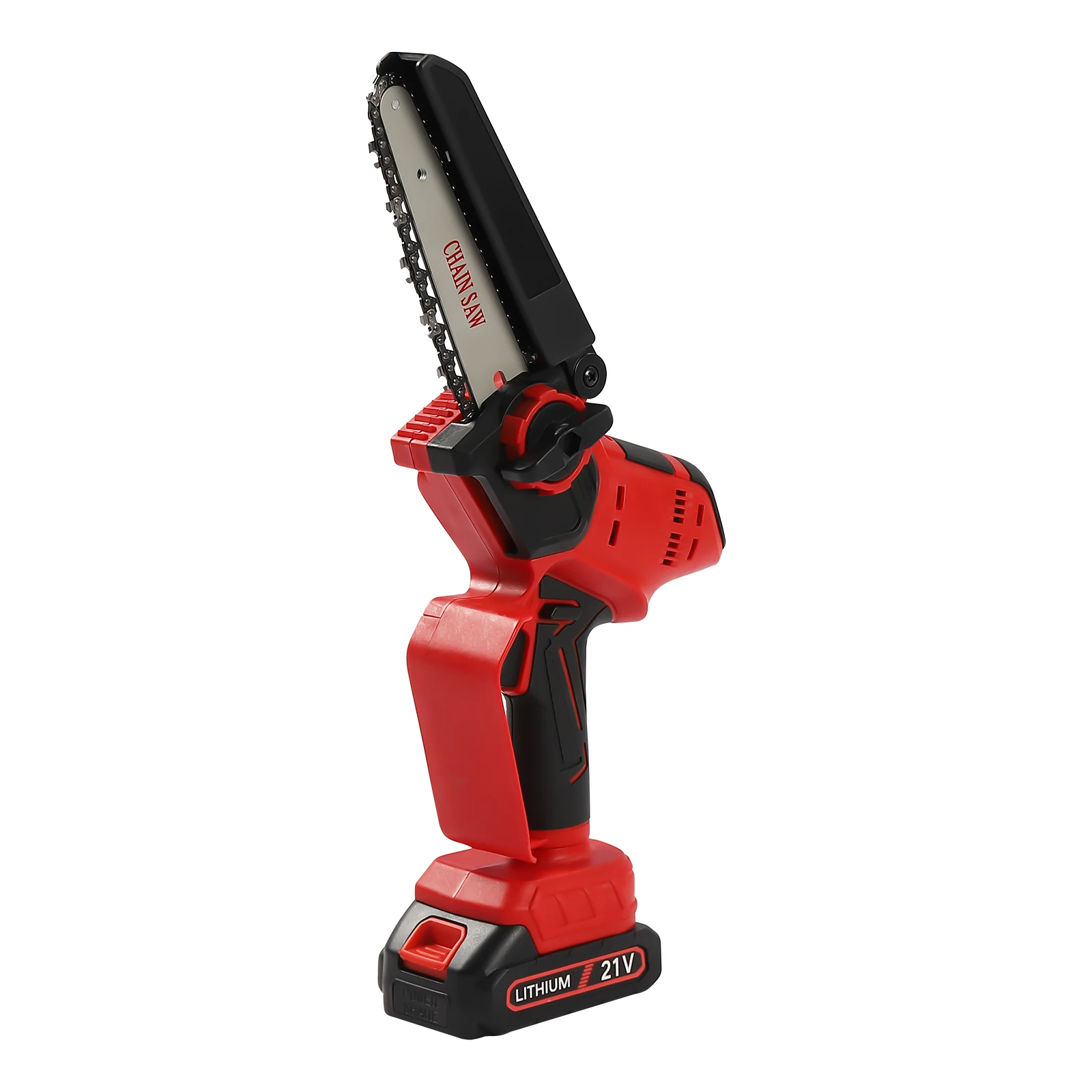 

Portable Chainsaw One-Hand Handheld Electric Compact Rechargeable Battery Powered for Tree Trimming Pruning