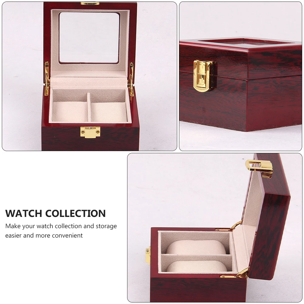 

1 pc Watch Storage Box Household Jewelry Display Protective Gift Container For Travel Business Bedroom Office Large Capacity