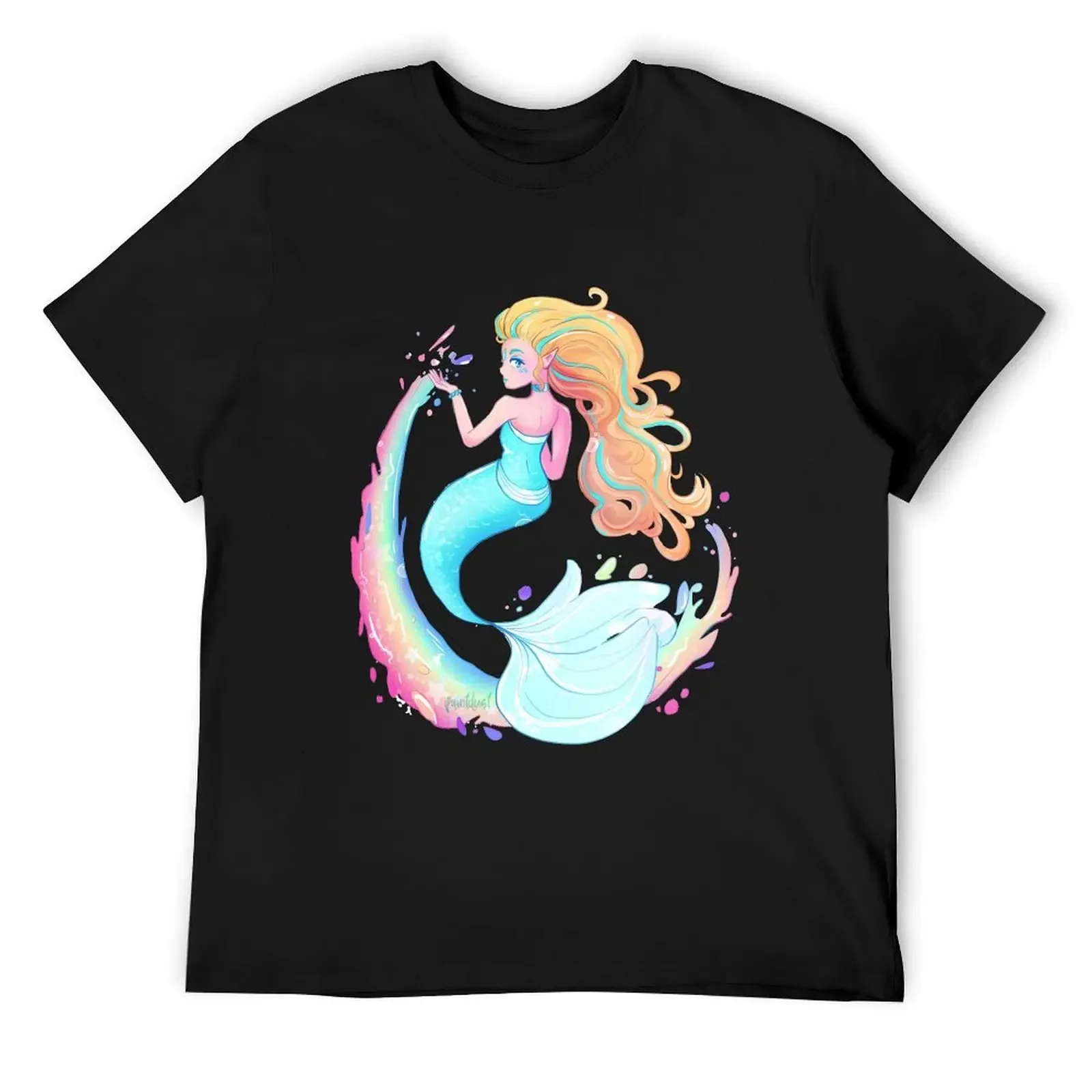 Fountain Faerie T-Shirt quick drying plus sizes anime tshirt man clothes tshirts for men