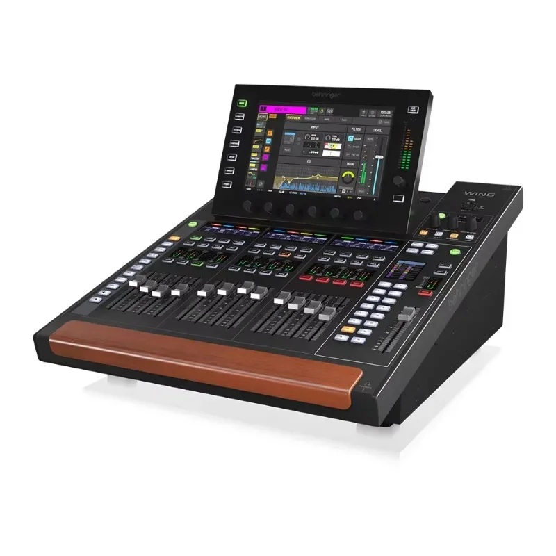 Mezclador digital Behringer WING Compact de 48 canales estéreo con pantalla táctil, sistema de sonido para escenario, consola digital para espectáculos en vivo