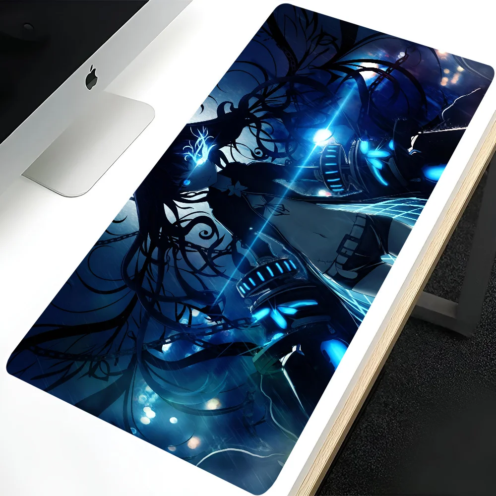 

1pc hot anime BLACK ROCK SHOOTER Non-slip Mouse Pad Suitable For Office Computers Laptops E-sports Game Desk Mats XXL Keyboard