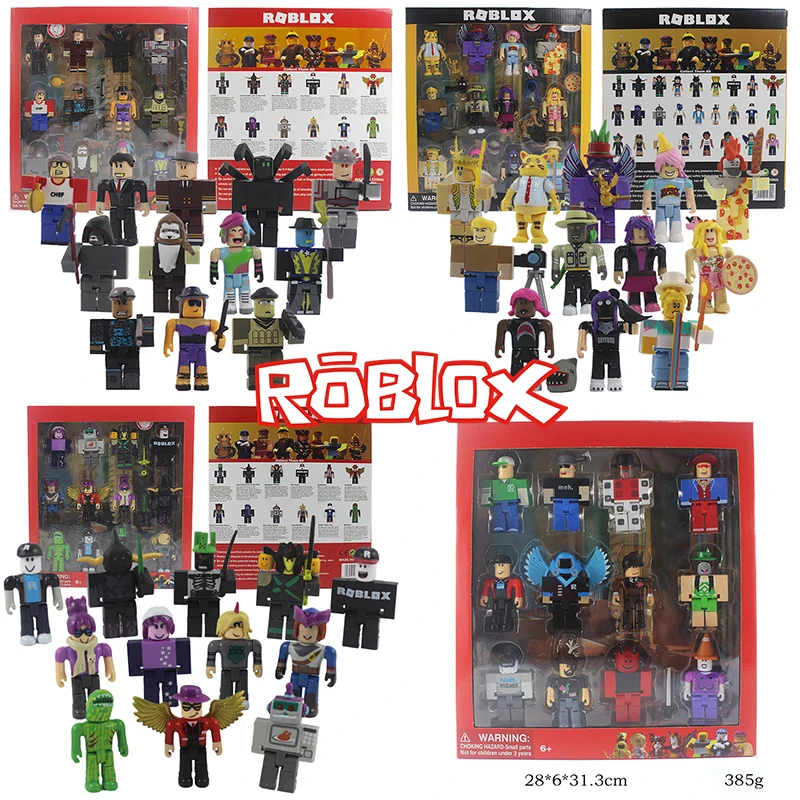 12 unids/set muñeca Roblox 6 juegos virtuales de dibujos animados de estilo juguetes de adornos coleccionables para niños 【embalaje de caja exprés de alta calidad】